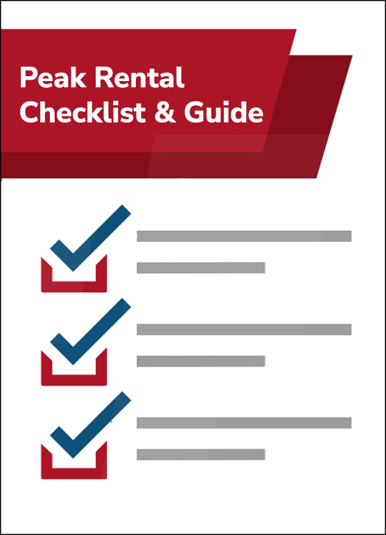 Peak Season Rental Checklist & Guide