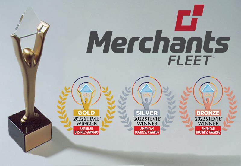 Merchants Fleet wins Gold, Silver, and Bronze Stevie Awards at the 2022 American Business Awards.