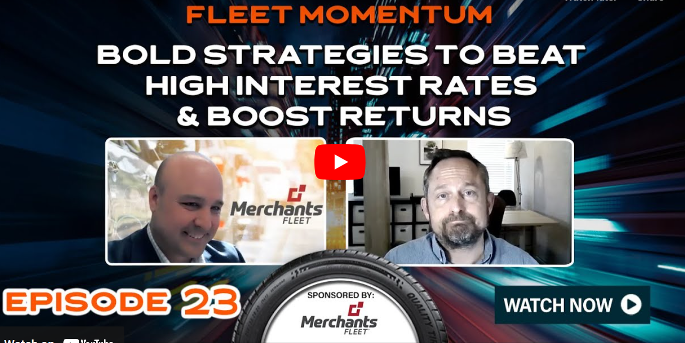 Podcast cover titled "Bold Strategies to Beat High Interest Rates & Boost Returns," featuring two men. Episode 23.
