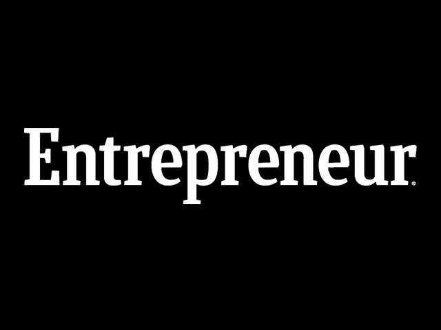 The word "Entrepreneur" in white bold letters on a black background.